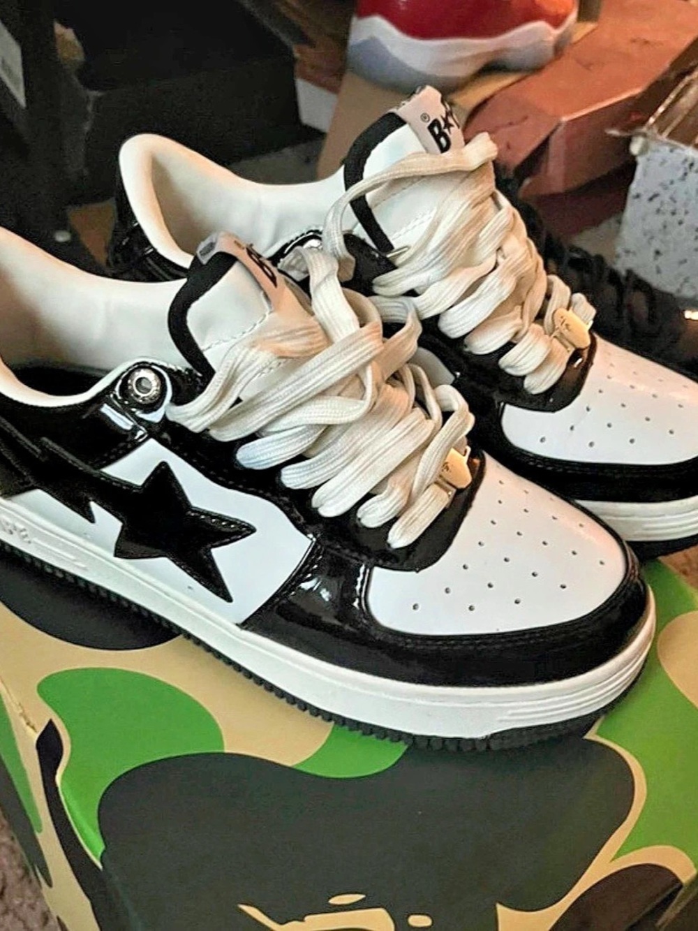 BAPE STA Sneakers Black & White